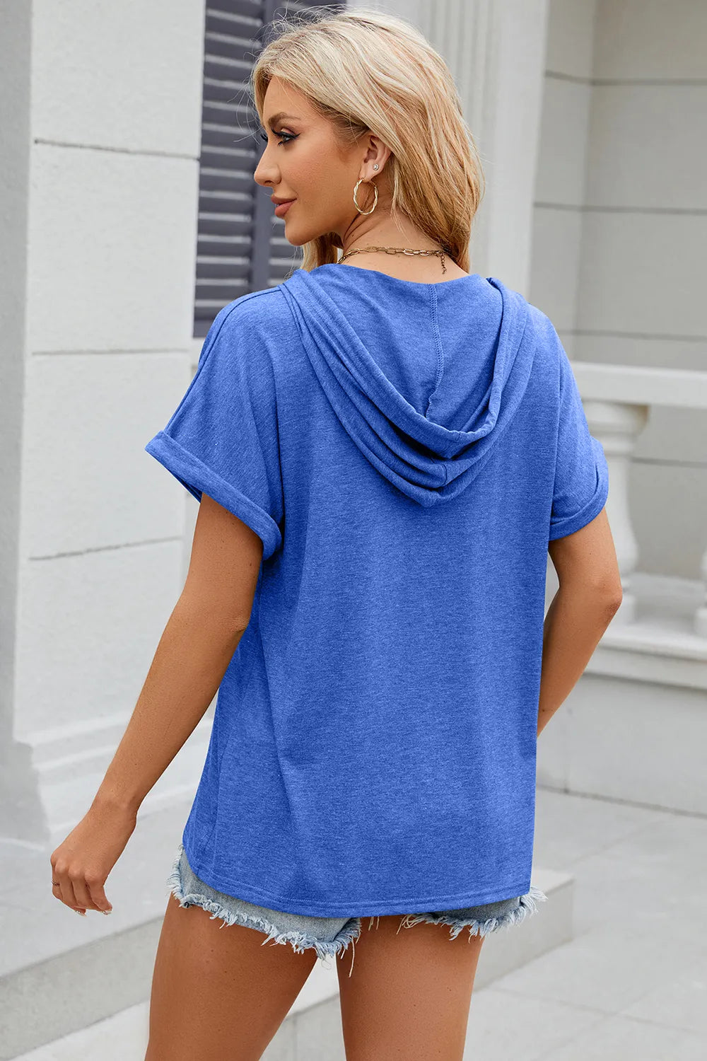 Hooded Short Sleeve T-Shirt