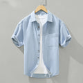 Men's Denim Short Sleeve Shirt